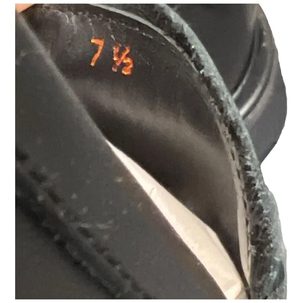 Good Man Brand Men’s 7.5 Black Leather Lexington Penny Loafers By Russell Wilson